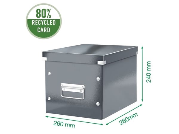 Leitz Click & Store Cube Medium - Förvaringsbox - rosa