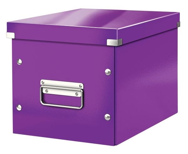 Leitz Click & Store Cube Medium - Förvaringsbox - lila