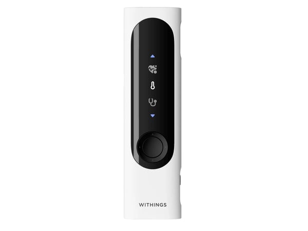 Withings BeamO - en multifunksjonell helseovervåkingsenhet (termometer, pulsoksymeter, EKG, digitalt stetoskop) Medisinsk utstyr