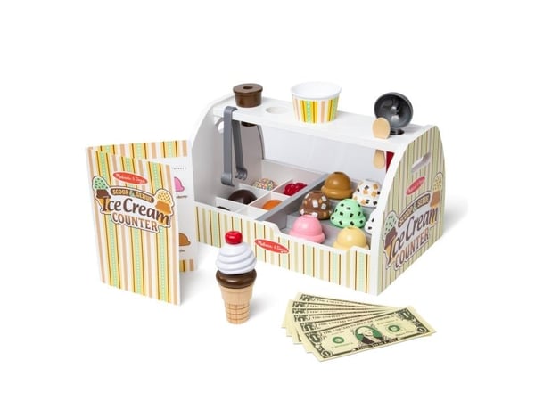Melissa & Doug MPP PLF ScpServeWdnIceCream Cntr GML, 3 år