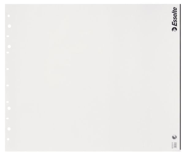 Esselte Standard - Flippoverblokk - 850 x 720 mm - 25 ark - hvit - 12 hull