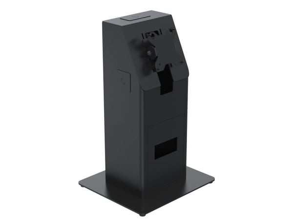 Ergonomic Solutions SpacePole Kiosk SPK401-17, Kiosksett, Svart, Metall, 75 x 75 mm, 100 x 100 mm, Universell