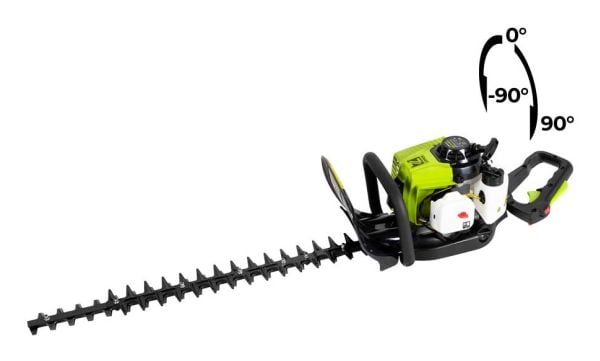Zipper ZI-BHS2600, Sort, Grønn, Hvit, 60 cm, 108 dB, Grep som ikke glir, TÜV, Bensin