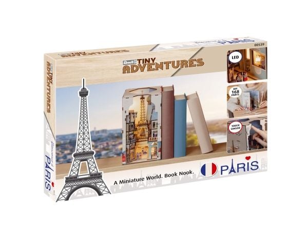 Revell Tiny Adventures "Paris", Passasjerskipsmodell, Monteringssett, Tiny Adventures Paris, Alle kjønn, Tre, 168 stykker