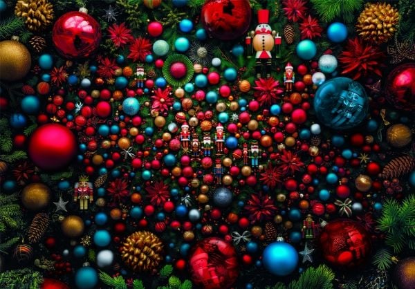 Clementoni CLE puslespill 1000 Impossible Christmas 39926