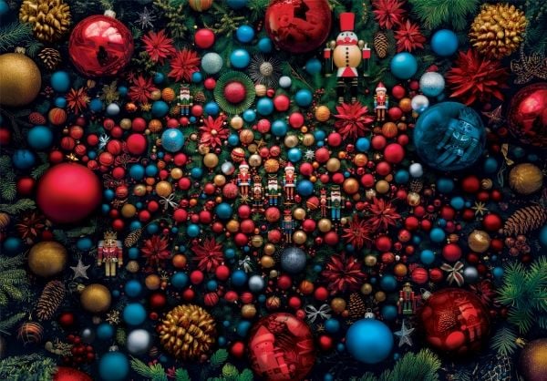 Clementoni CLE puslespill 1000 Impossible Christmas 39926