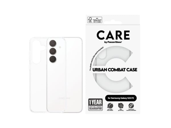 CARE by PanzerGlass - Baksidedeksel for mobiltelefon - flaggskip - polykarbonat, termoplast-polyuretan (TPU) - for Samsung Galaxy S25 FE