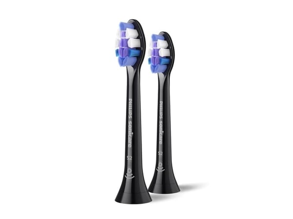 Philips Sonicare S2 Sensitive HX6052 - Utskiftningsbørstehode - for tannbørste - svart (en pakke 2)