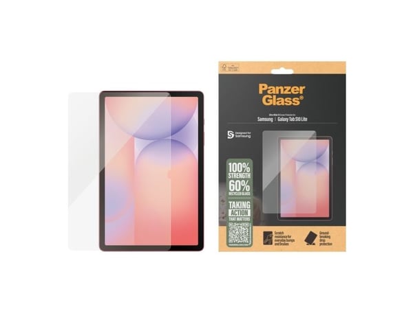 PanzerGlass ® Screen Protector Samsung Galaxy Tab S10 Lite | Ultra-Wide Fit, Samsung, Samsung - Galaxy Tab S10 Lite, Tørr påføring, Ripebestandig, ...