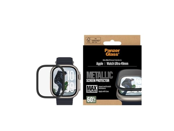 PanzerGlass - Støtfanger for smartarmåndsur - for Apple Watch Ultra (49 mm), Ultra 2 (49 mm), Ultra 3 (49 mm)