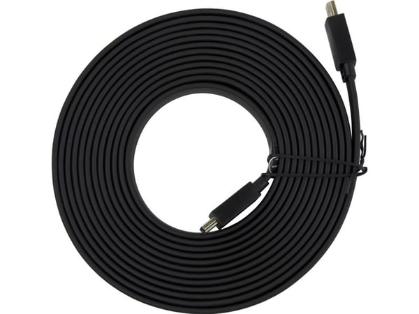 DELTACO - Ultra High Speed - HDMI-kabel - HDMI hann til HDMI hann - 5 m - svart - 4K 120 Hz støtte, 8 K 60 Hz (7680 x 4320) støtte