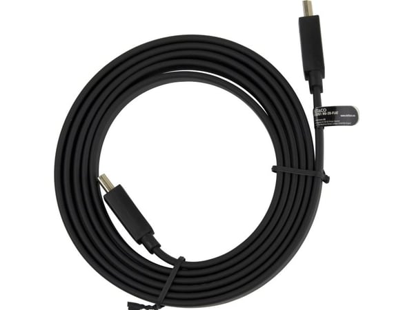 DELTACO - Ultra High Speed - HDMI-kabel - HDMI hann til HDMI hann - 2 m - svart - 4K 120 Hz støtte, 8 K 60 Hz (7680 x 4320) støtte