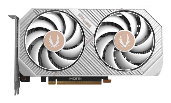 ZOTAC GAMING Twin Edge OC - White Edition - grafikkort - GeForce RTX 5050 - 8 GB GDDR6 - PCIe 5.0 x8 - 3 x DisplayPort, HDMI