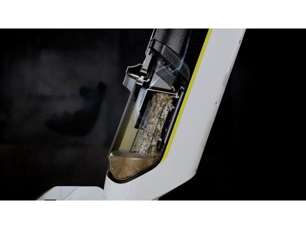 Kärcher FCV 3 vloerreiniger, 2-i-1 stavstøvsuger, Uten pose, Hvit, 800 l, 42,5 l, Tørr & våt