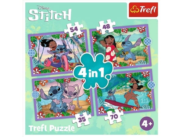 Trefl 34633, 54 styck, Tecknade serier, 4 År