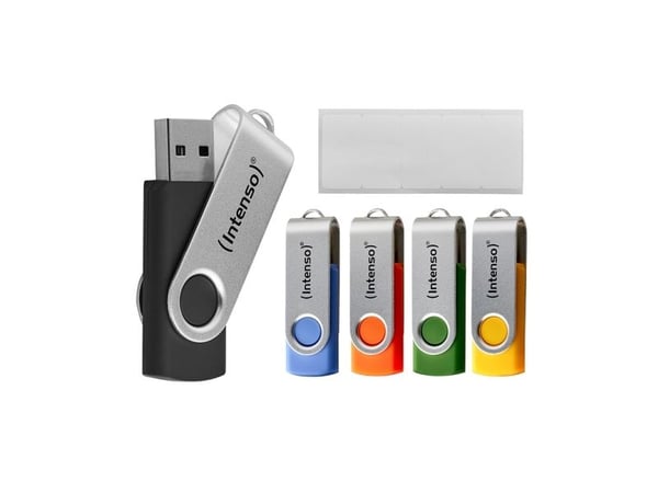 Intenso 3543575, 16 GB, USB Type-A, 3.2 Gen 1 (3.1 Gen 1), Svivel, 13 g, Flerfarget