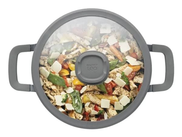 BergHOFF 3950593, 4,4 l, Svart, Aluminium, Glass, Silikon, CeraGreen, Keramisk, Elektrisk, Gass, Halogen, Induksjon, Svart