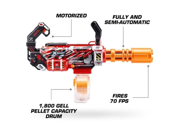 ZURU XSHOT Hyper Gel Gattlin Blaster gelgevær