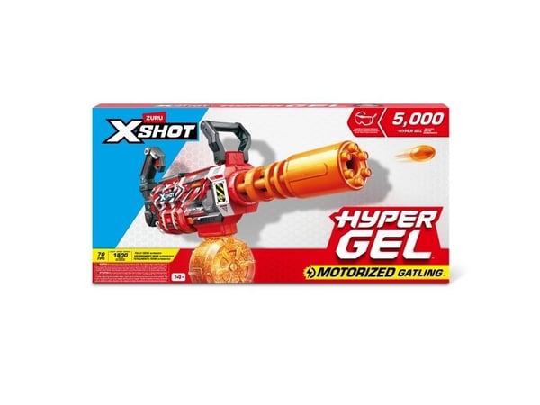 ZURU XSHOT Hyper Gel Gattlin Blaster gelgevær