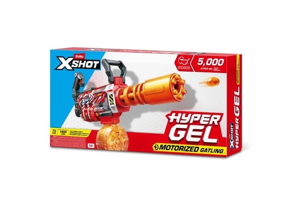 ZURU XSHOT Hyper Gel Gattlin Blaster gelgevær