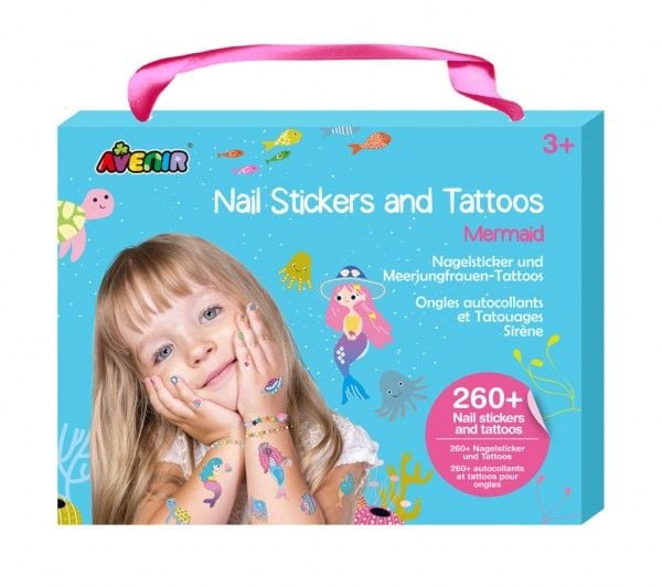 Avenir Negle-stickers og tatoveringer - Sjøjente