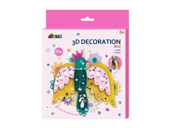 Russell Dekorationer 3D - Fåglar