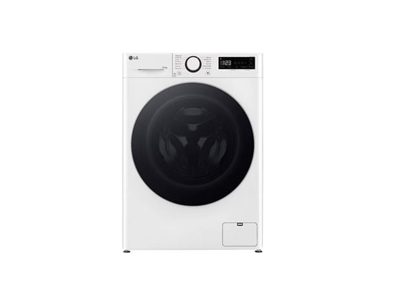 LG F2DR508S1W - Vaskemaskin/tørker - bredde: 60 cm - dybde: 53.5 cm - høyde: 85 cm - frontileggelse - 8 kg - 1200 rpm - hvit