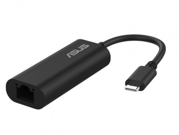 ASUS USB-C2500 V2, langallinen, USB, Ethernet, musta