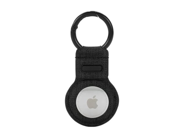 Incase – AirTag-kotelo – metalli, polyesteri, termoplastinen polyuretaani (TPU), Woolenex – grafiitti – Apple AirTagille