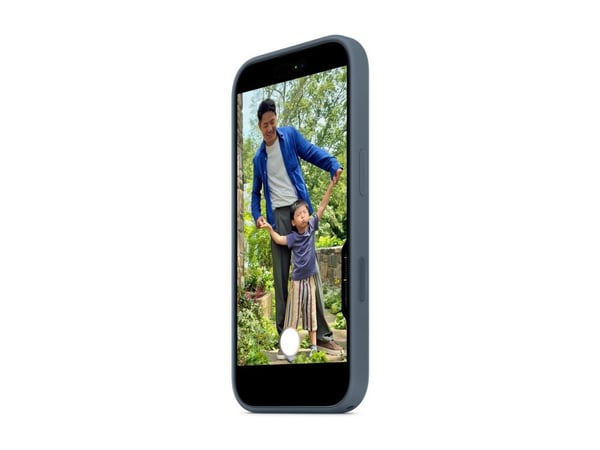 Apple - Baksidesskydd för mobiltelefon - MagSafe-kompatibilitet - silikon - ankare blå - för iPhone 17
