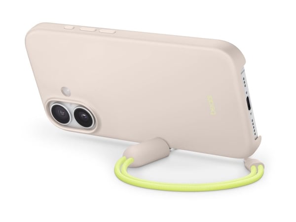 Beats - Matkapuhelimen takakuori - jalustalla - MagSafe-yhteensopivuus - polykarbonaatti - kalkkikivi - iPhone 17:lle
