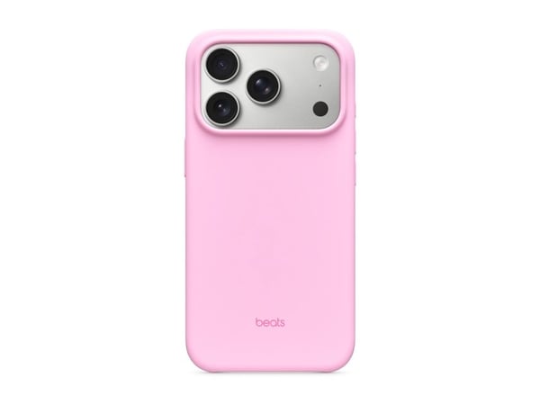 Beats - Bagsidecover til mobiltelefon - MagSafe-kompatibilitet - polykarbonaatti - pebble pink - iPhone 17 Pro:lle