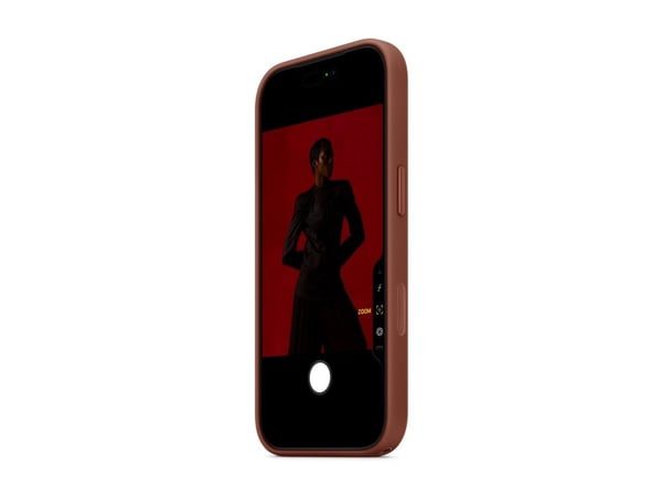 Apple - Baksidesskydd för mobiltelefon - MagSafe-kompatibilitet - TechWoven - sienna - för iPhone 17 Pro