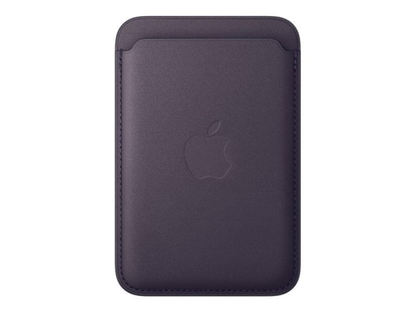Apple - Lomme for mobiltelefon / kredittkort - MagSafe-samsvar - mikrotvill, FineWoven - midnattslilla
