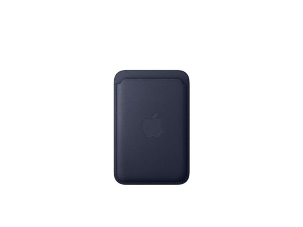 Apple - Lomme for mobiltelefon / kredittkort - MagSafe-samsvar - mikrotvill, FineWoven - marineblå
