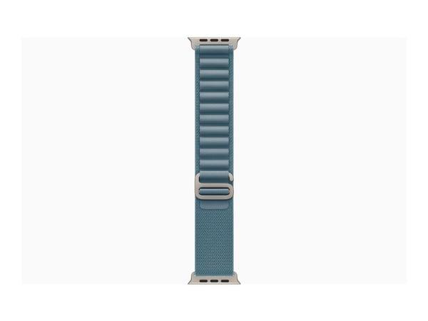 Apple Watch Ultra 3 GPS + Cellular 49mm Natural Titanium Case with Light Blue Alpine Loop - Medium
