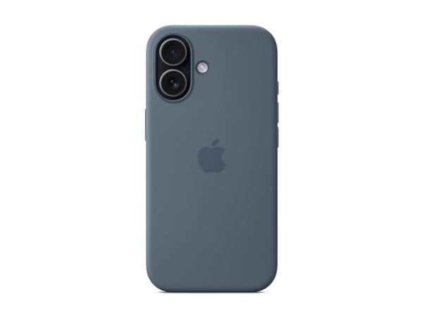 Apple - Baksidesskydd för mobiltelefon - MagSafe-kompatibilitet - silikon - ankare blå - för iPhone 17