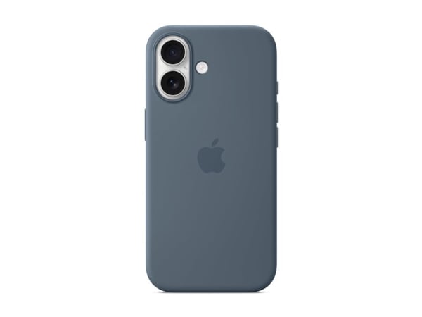 Apple - Baksidesskydd för mobiltelefon - MagSafe-kompatibilitet - silikon - ankare blå - för iPhone 17