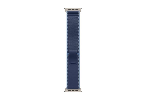 Apple Watch Ultra 3 GPS + Cellular 49mm Natural Titanium Case with Blue/Bright Blue Trail Loop - M/L