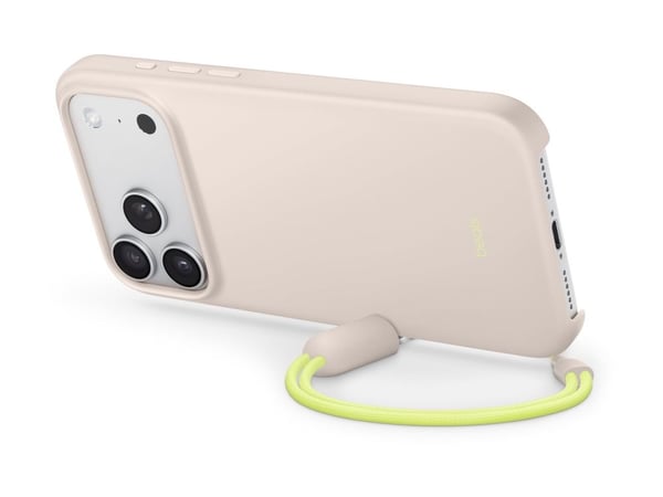 Beats - Matkapuhelimen takakuori - jalustalla - MagSafe-yhteensopivuus - polykarbonaatti - kalkkikivi - iPhone 17 Pro Max -puhelimelle