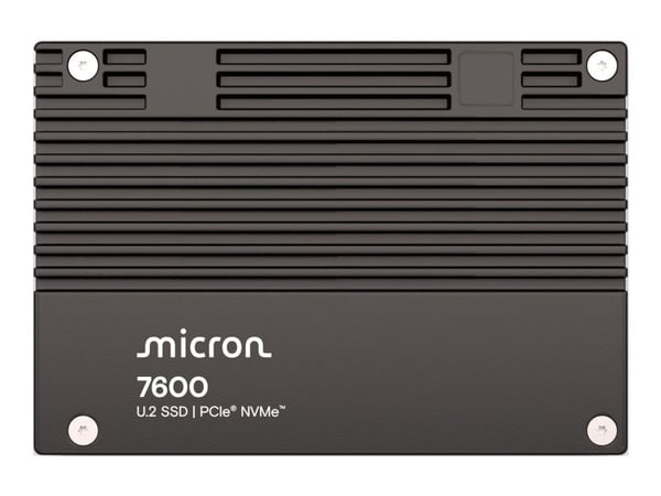 Micron 7600 PRO - SSD - Read Intensive - kryptert - 3.84 TB - intern - 2.5" - U.2 PCIe 5.0 x4 (NVMe) - FIPS 140-3 Level 2 - TCG Opal Encryption