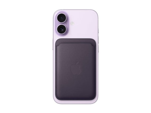 Apple - Lomme for mobiltelefon / kredittkort - MagSafe-samsvar - mikrotvill, FineWoven - marineblå