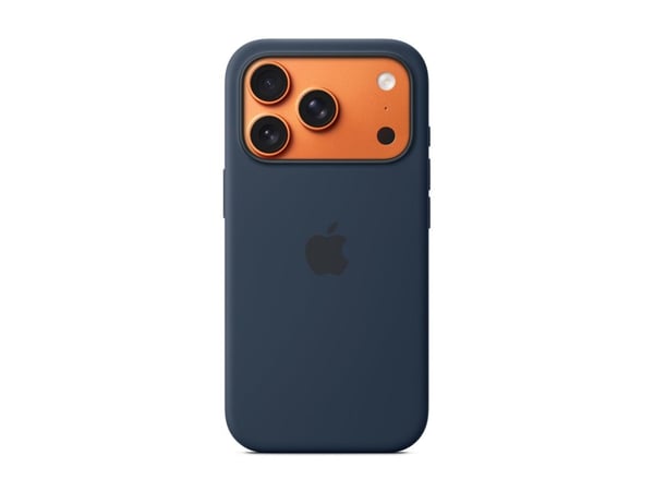 Apple - Baksidedeksel for mobiltelefon - MagSafe-samsvar - silikon - midnatt - for iPhone 17 Pro