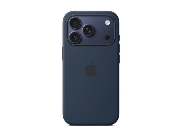 Apple - Baksidedeksel for mobiltelefon - MagSafe-samsvar - silikon - midnatt - for iPhone 17 Pro