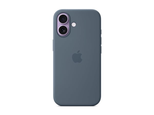 Apple - Baksidesskydd för mobiltelefon - MagSafe-kompatibilitet - silikon - ankare blå - för iPhone 17