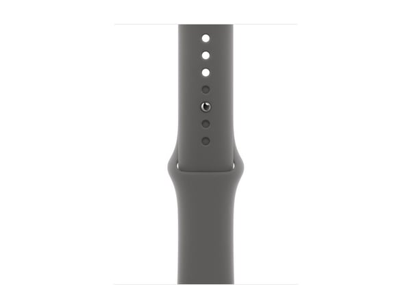 Apple Watch Series 11 GPS + Cellular 46mm Natural Titanium Case with Stone Grey Sport Band - S/M