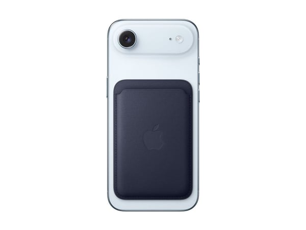 Apple - Lomme for mobiltelefon / kredittkort - MagSafe-samsvar - mikrotvill, FineWoven - marineblå