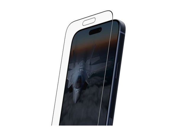 PanzerGlass - Skjermbeskyttelse for mobiltelefon - UWF stealth, EN - glass - rammefarge svart - for Apple iPhone 17 Pro Max