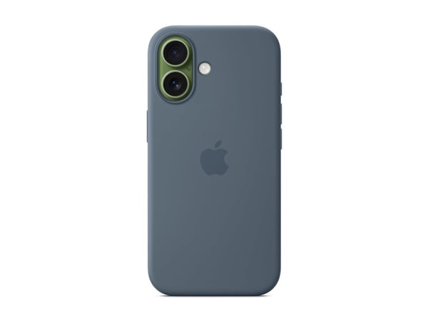 Apple - Baksidesskydd för mobiltelefon - MagSafe-kompatibilitet - silikon - ankare blå - för iPhone 17
