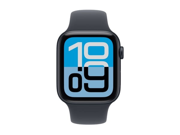 Apple Watch SE 3 GPS 44mm Midnight Aluminium Case with Midnight Sport Band - M/L